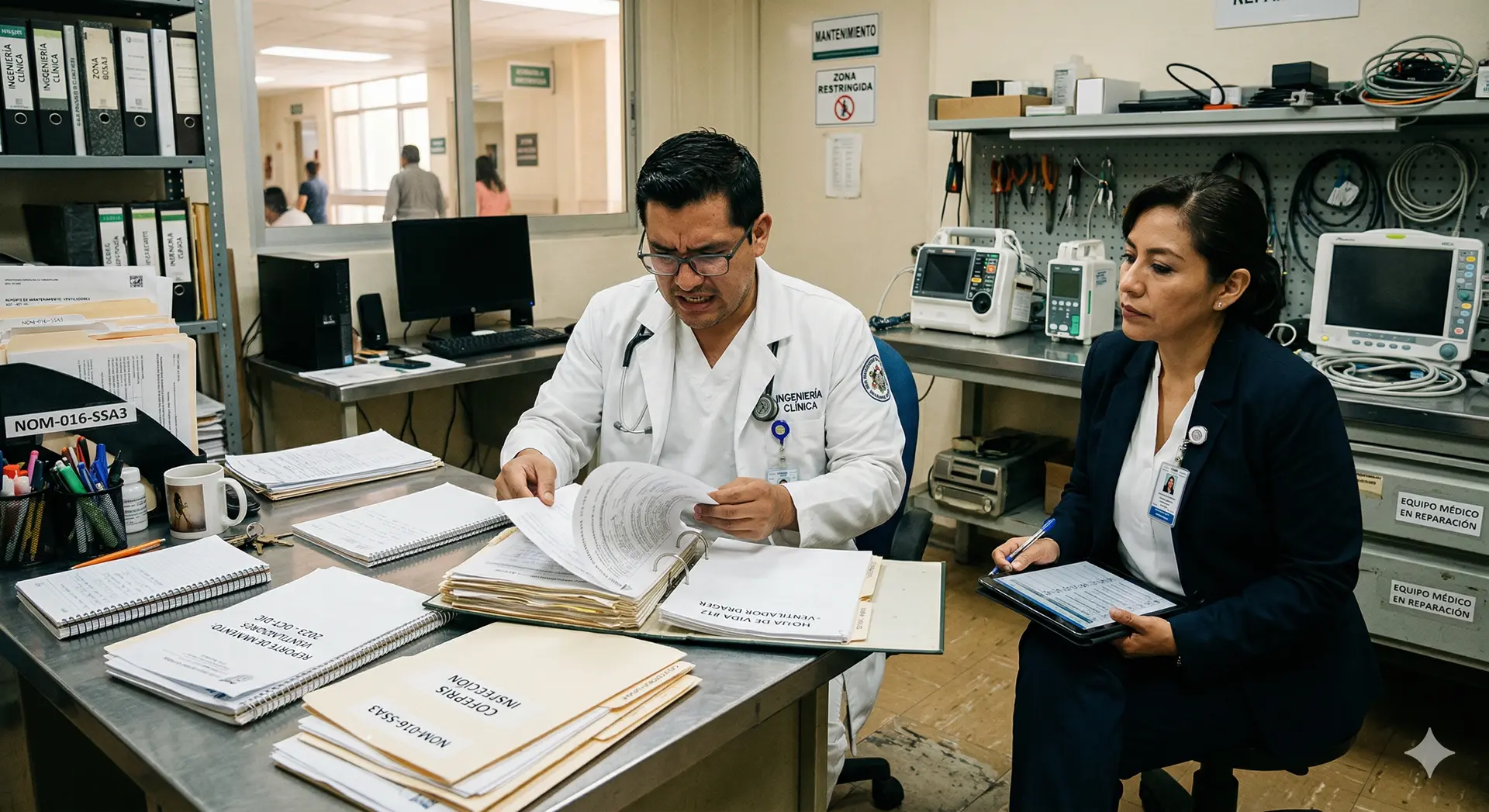 CMMS software de mantenimiento para centralizar documentos, historiales y evidencias en ingeniería clínica hospitalaria