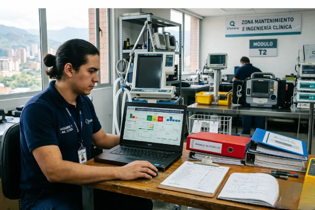 IA en ingeniería clínica aplicada al análisis de datos de mantenimiento y desempeño de equipos biomédicos en un taller hospitalario