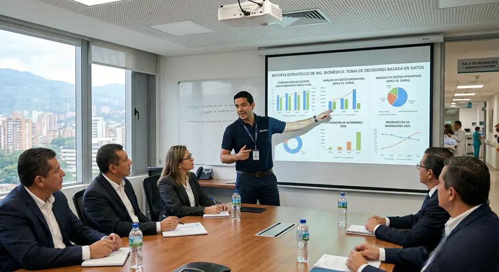 IA en ingeniería clínica aplicada a la toma de decisiones hospitalarias con análisis de costos, confiabilidad de equipos y priorización de inversiones
