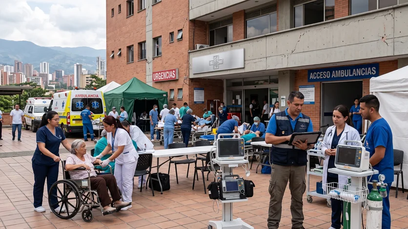 Ingeniería clínica en desastres hospitalarios y gestión de tecnología médica durante una emergencia