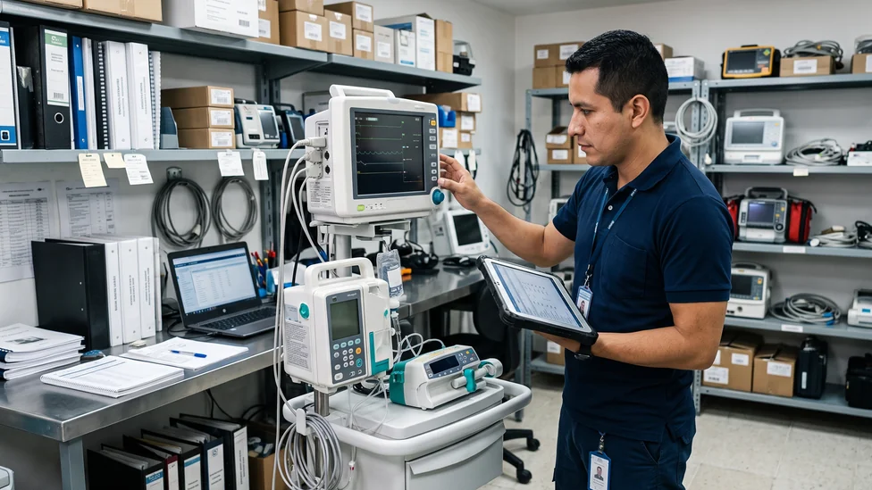 Gestion de equipos biomedicos en tablet con QS CMMS frente a nueva normativa