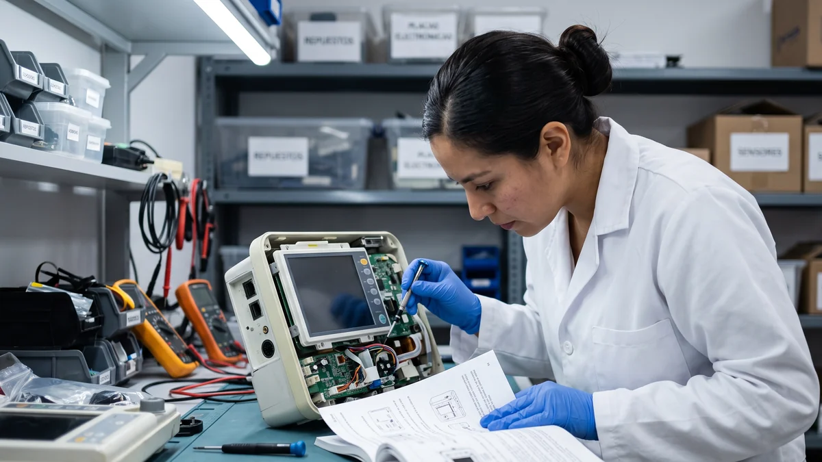 Analisis de repuestos y mantenimientos correctivos para renovacion de equipo biomedico
